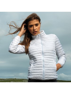 Plain Women's tribe fineline padded jacket 2786 Shell: 40gsm. Padding: 228gsm. Lining: 50 GSM